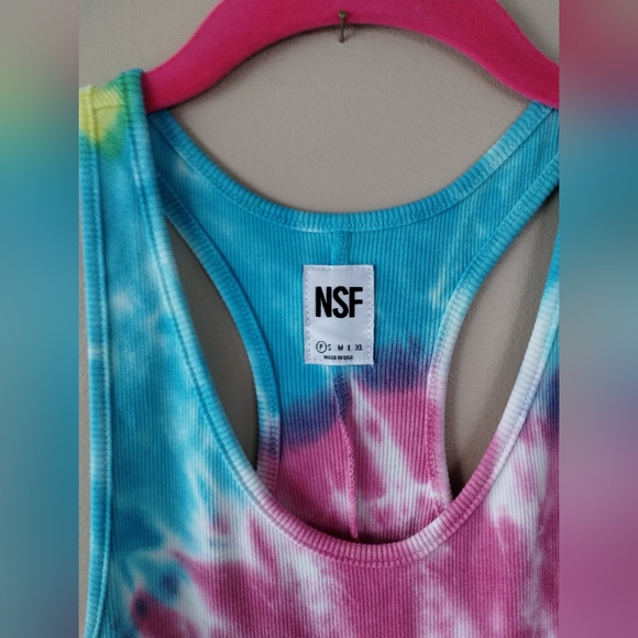 NSF Coqui Tie Dye Midi Dress P - Picture 4 of 7
